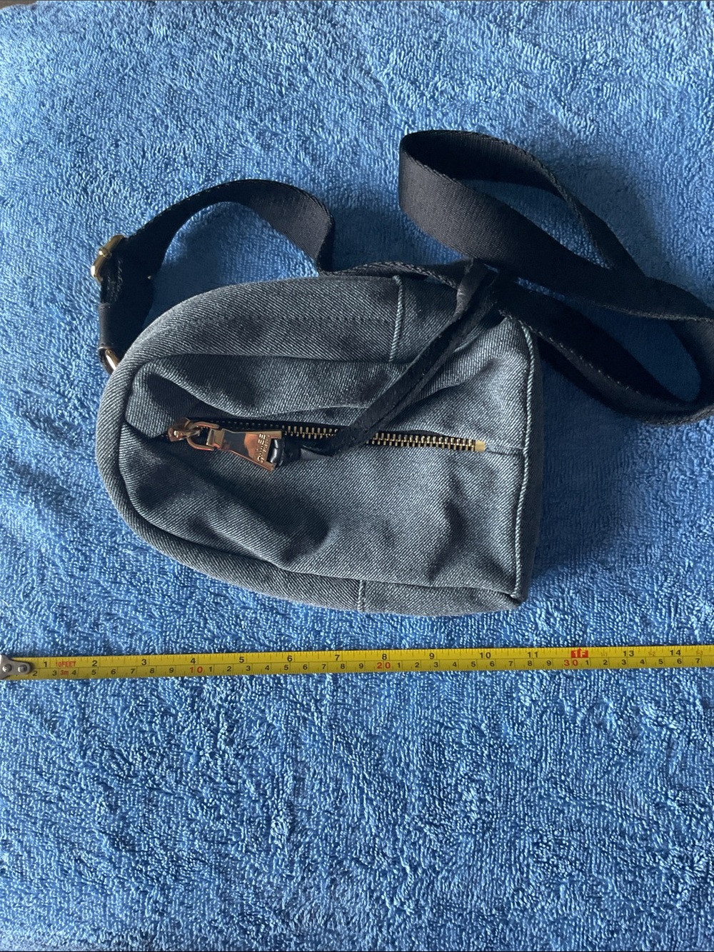 Womens Small Slate Gray Crossbody Sling Bag - Picture 2 of 2